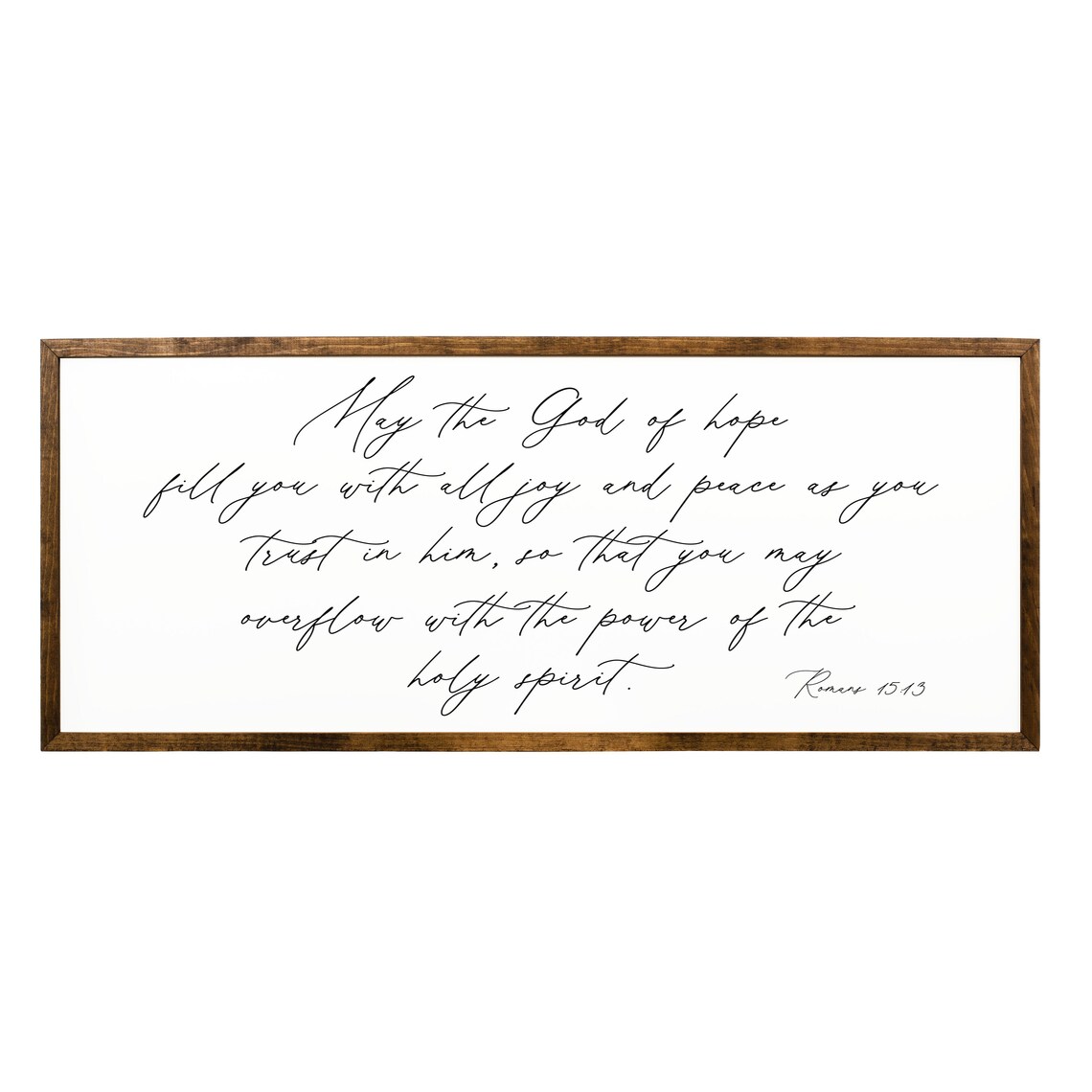 May The God Of Hope, Romans 15:13 Scripture Art Print - Image 2