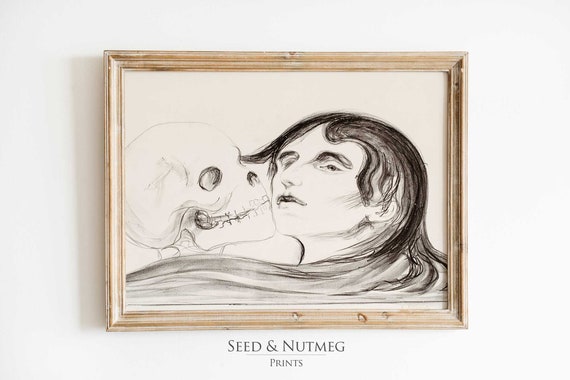 Skull Wall Art, Symbolism Poster Print