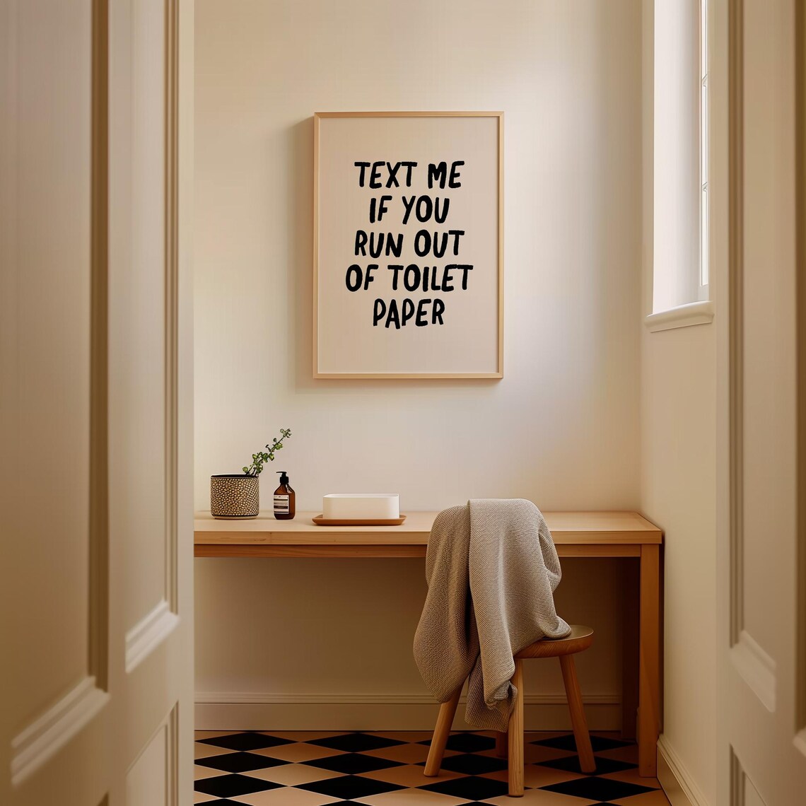 Funny Bathroom Wall Art, Toilet Humor Decor Print - Image 2