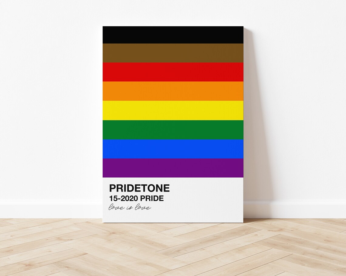 Pride LGBTQ Poster, Rainbow Pride Art Print