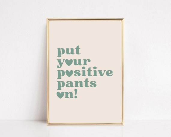 Affirmation Wall Art Aesthetic Sage Green Wall Art Trendy Wall Art Retro Print Manifestation Poster Wall Art