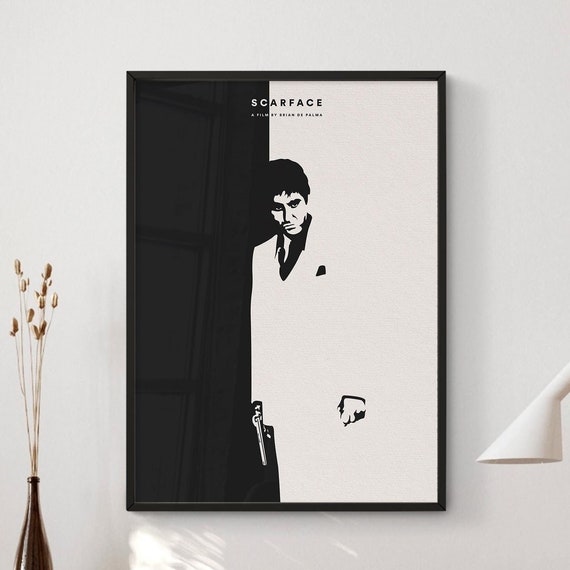 Scarface Minimalist Movie Poster Art Print