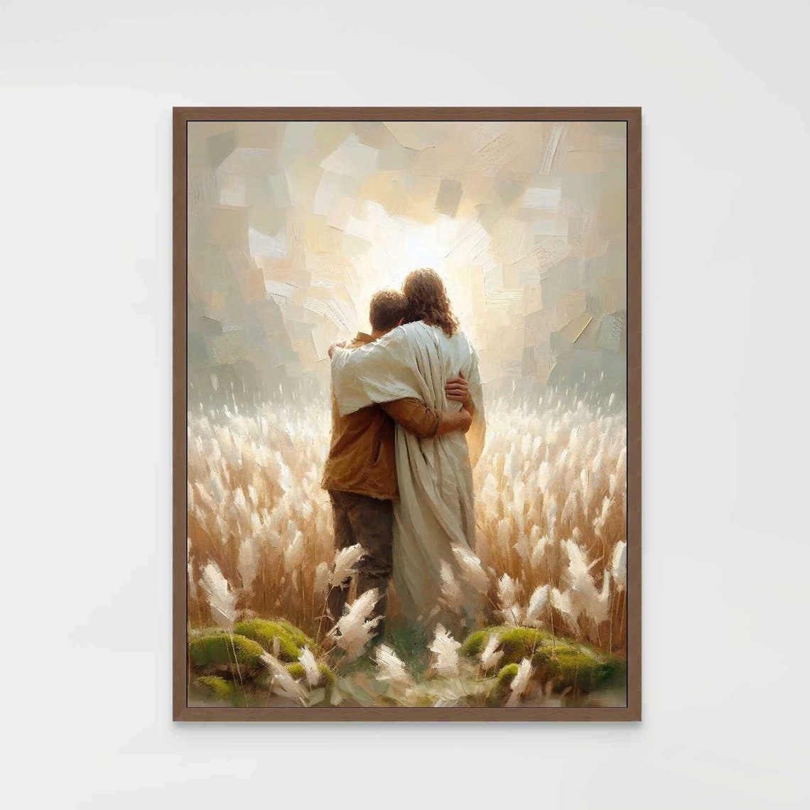 A Part Of Him Christian Wall Art, Jesus And Man