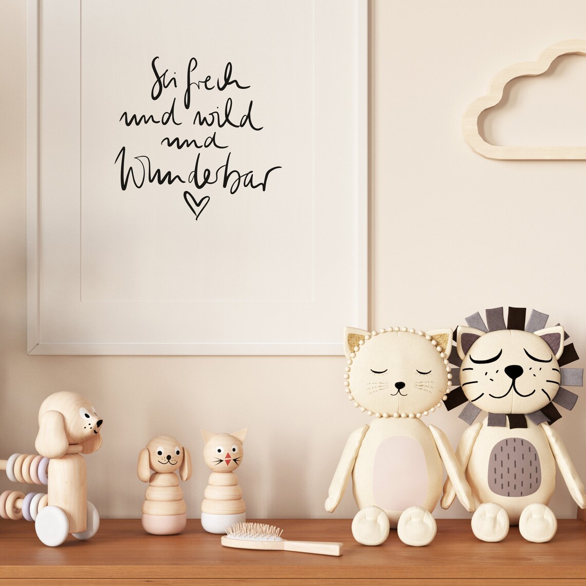 Sei Frech Und Wild Und Wunderbar Typography Art Print - Image 3