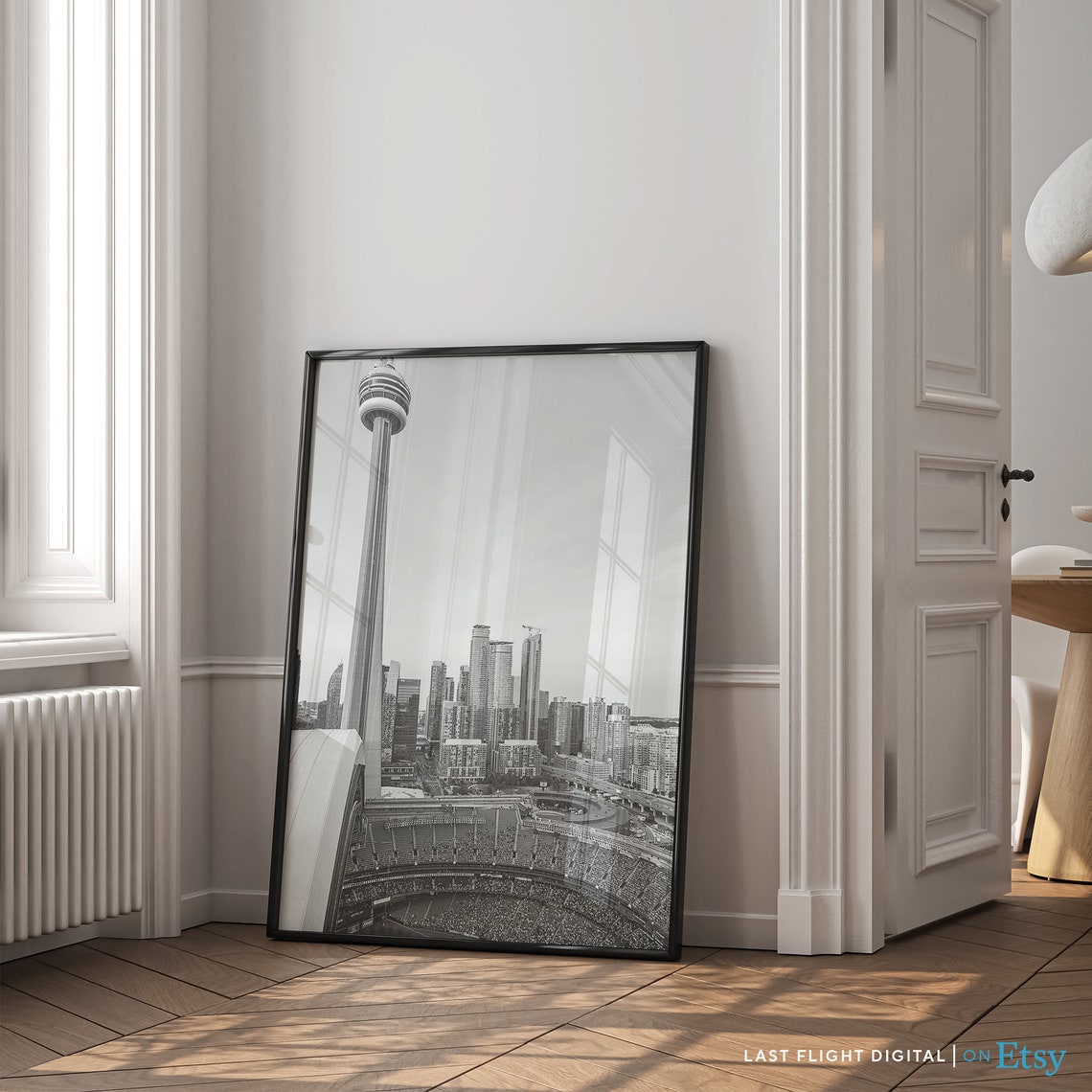 Canada Toronto CN Tower Rogers Centre Skyline City View Poster - Image 5