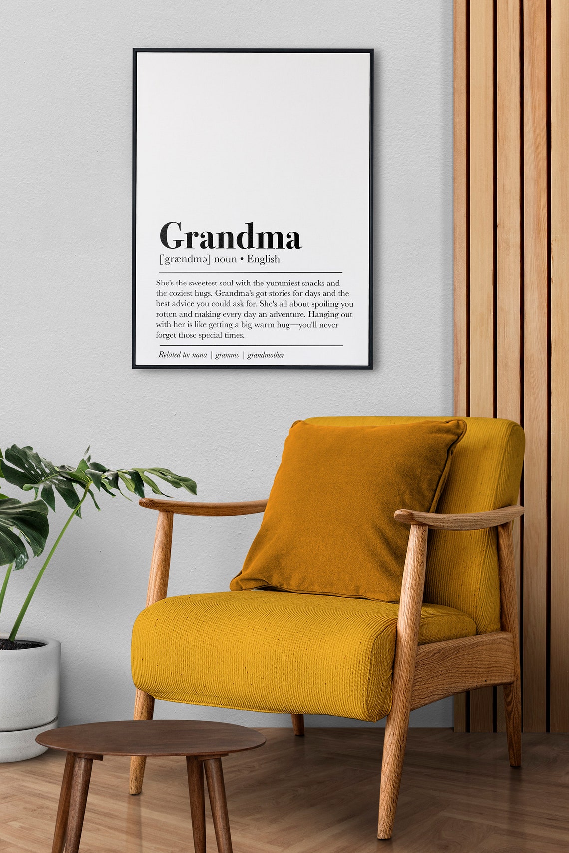 Grandma Definition Print Grandma Wall Art Grandma Poster Grandma Print Grandmas Day Gift Grandma Gift Grandmother Definition - Image 3