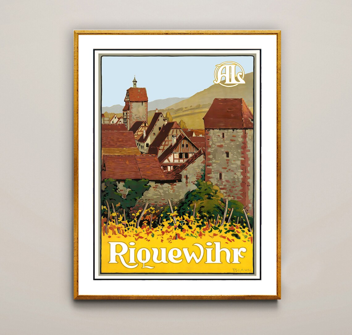 Riquewihr France Vintage Travel Poster Print - Image 2