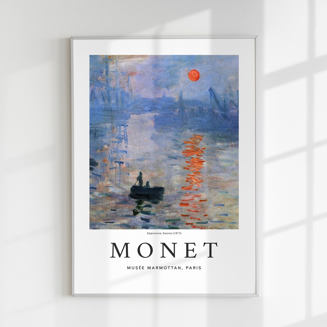 Monet Exhibition Poster, Impression Sunrise Art Print - Image 3