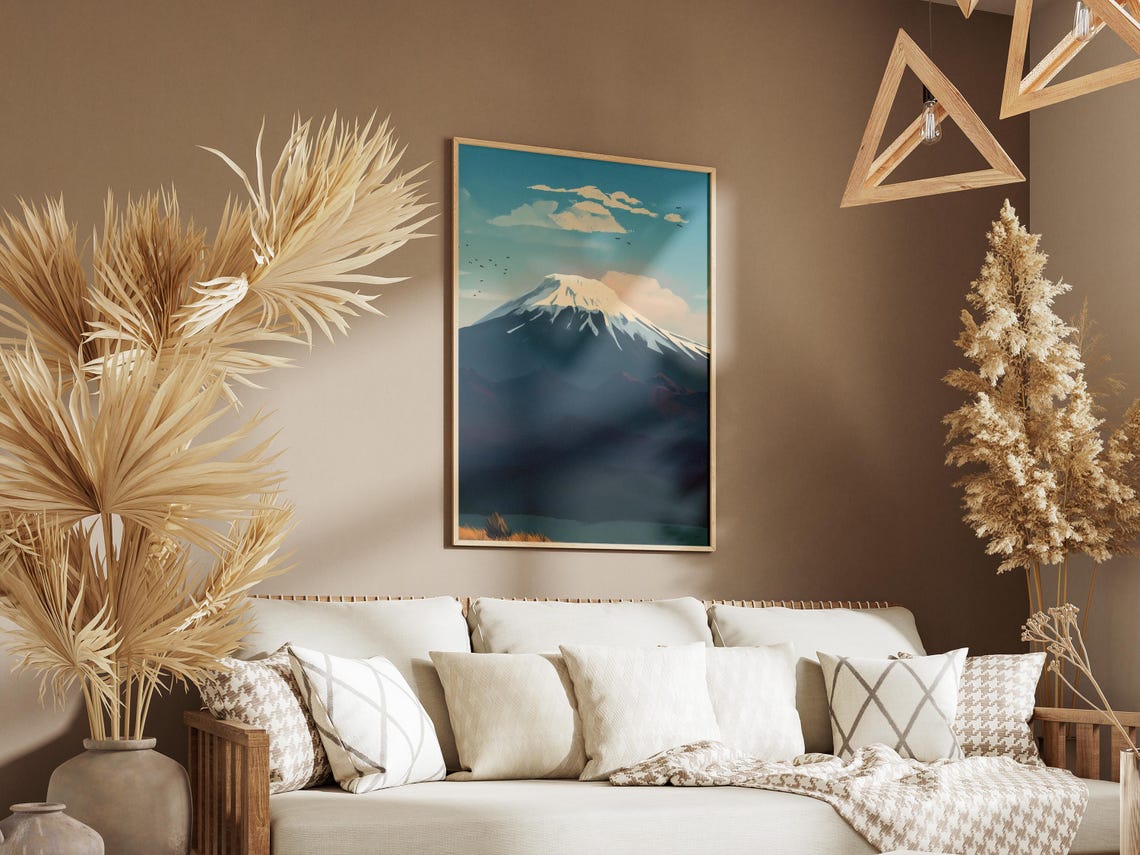 Cayambe Volcano Ecuador Snowcapped Summit Morning Light Poster - Image 3