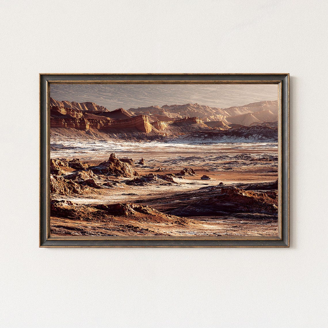Atacama Desert Print Valle De La Luna Landscape Wall Art