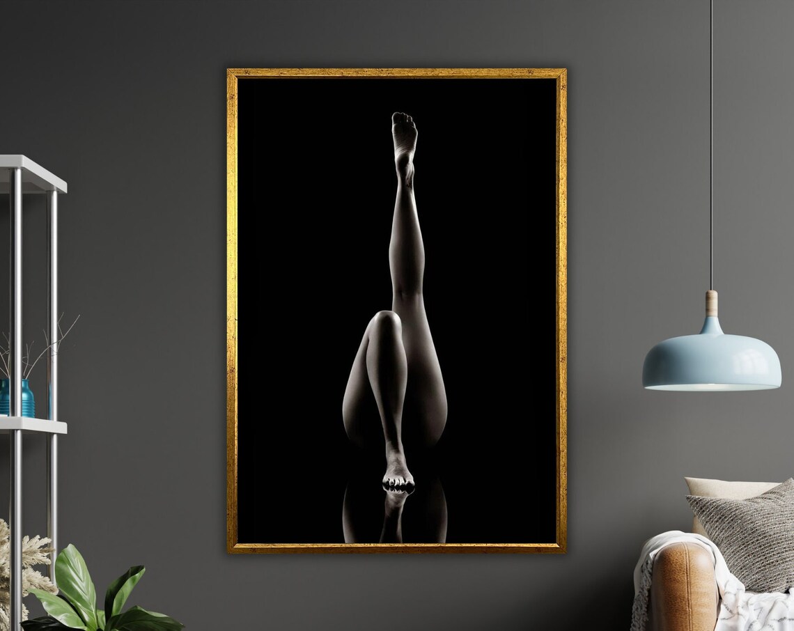 Sensuous Allure Abstract Contemporary Art Print