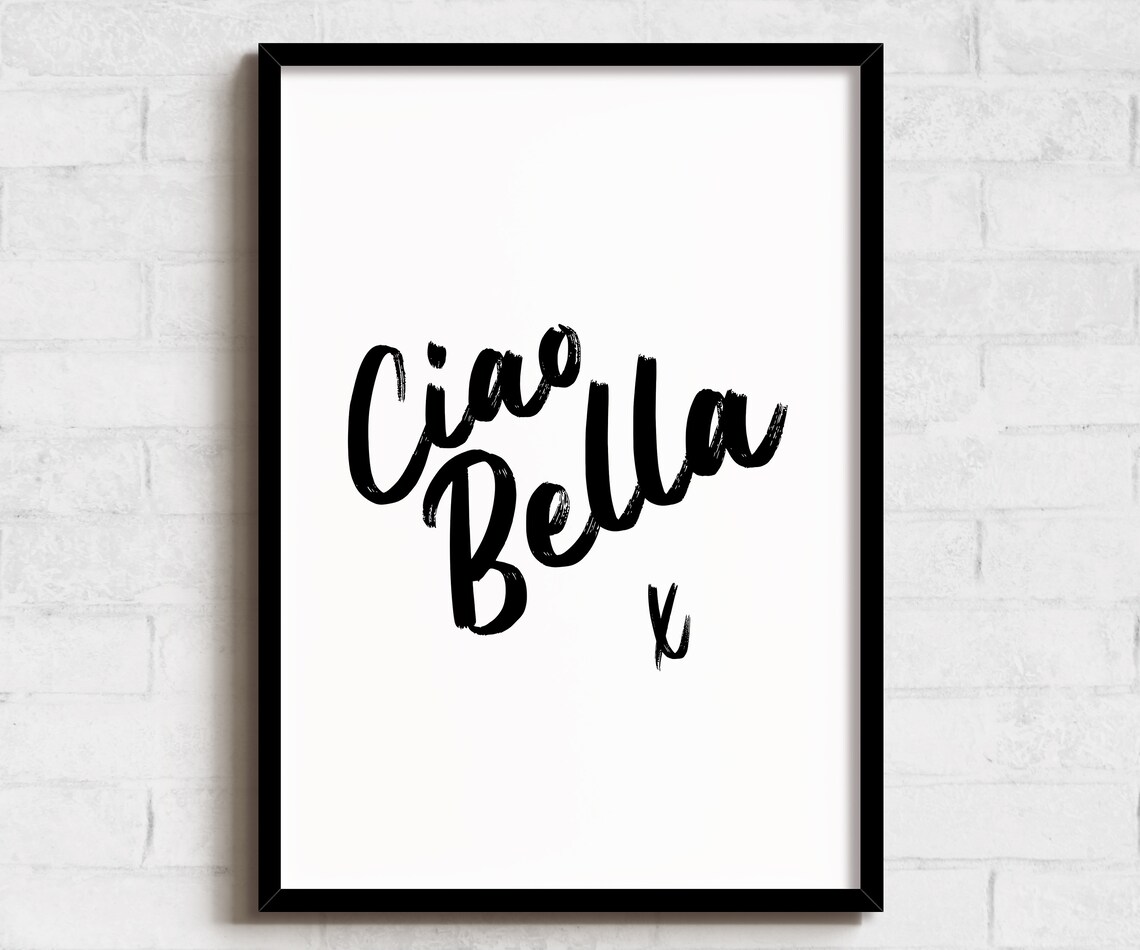 Ciao Bella X Funny Poster