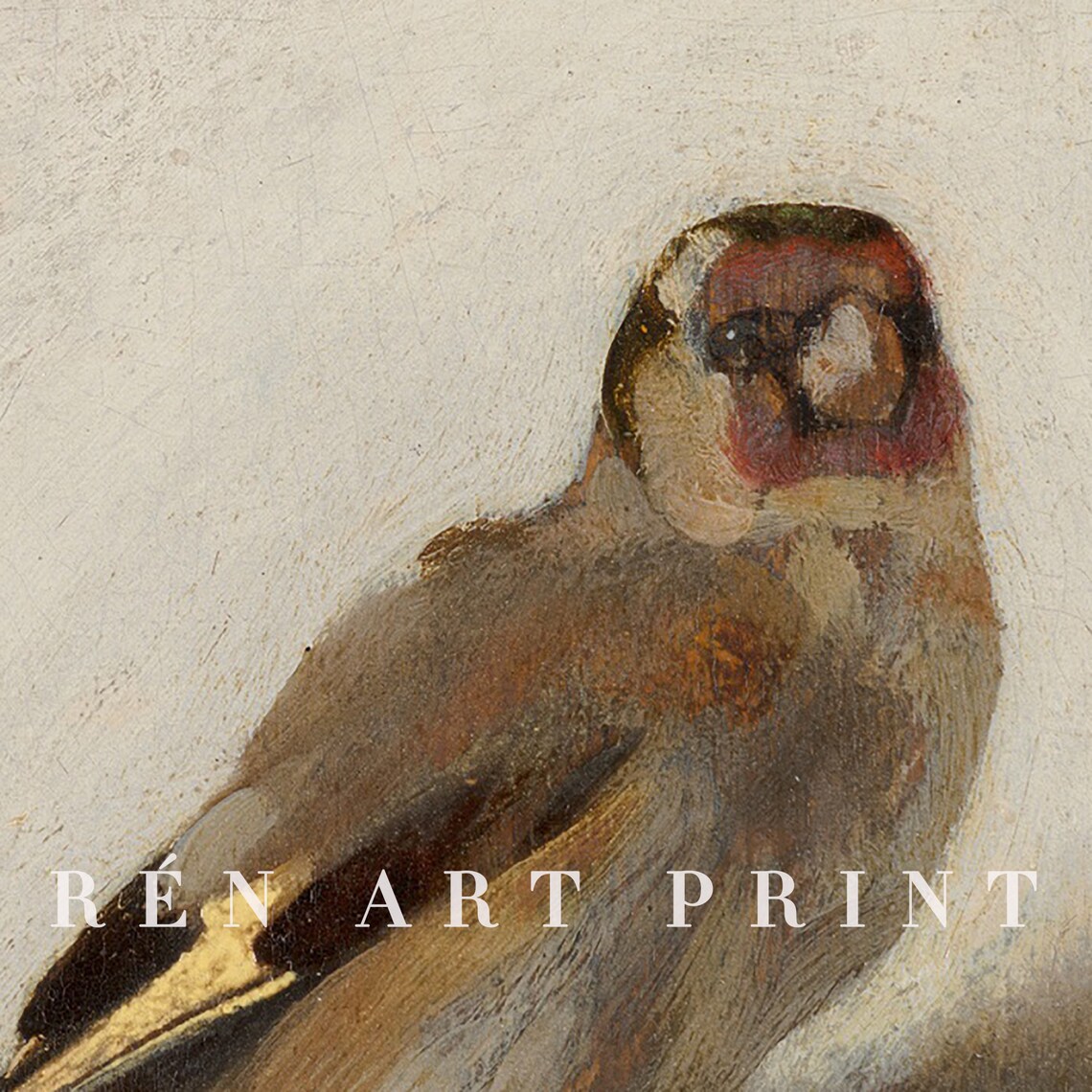 The Goldfinch Antique Bird Painting, Vintage Art Print - Image 3