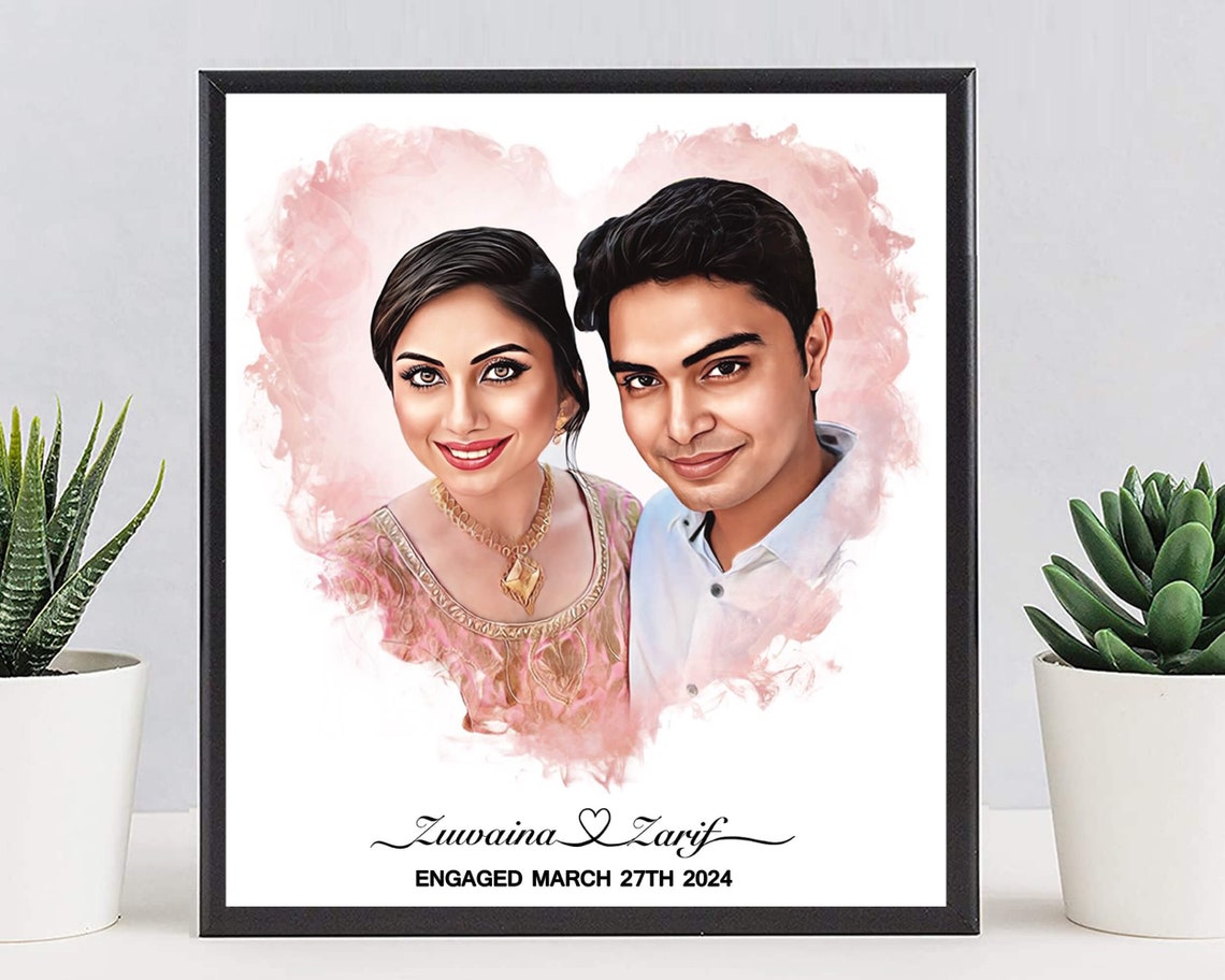 Mason and Vivian Engaged March 27th 2024 Ring Portrait Poster - Image 3