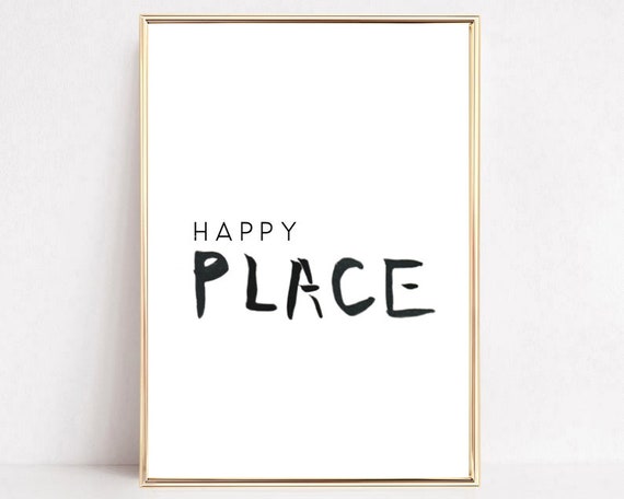 Favorite Place Typo Poster, Housewarming Gift
