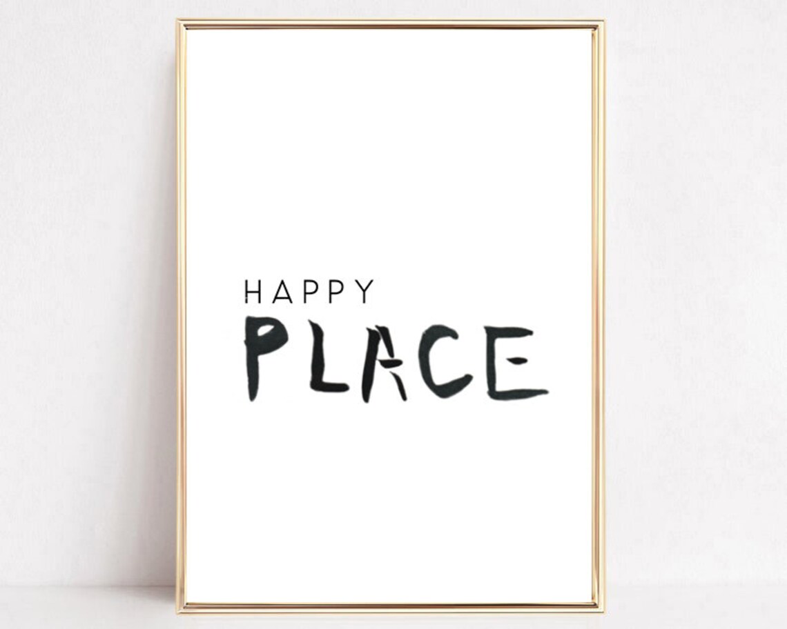 Favorite Place Typo Poster, Housewarming Gift