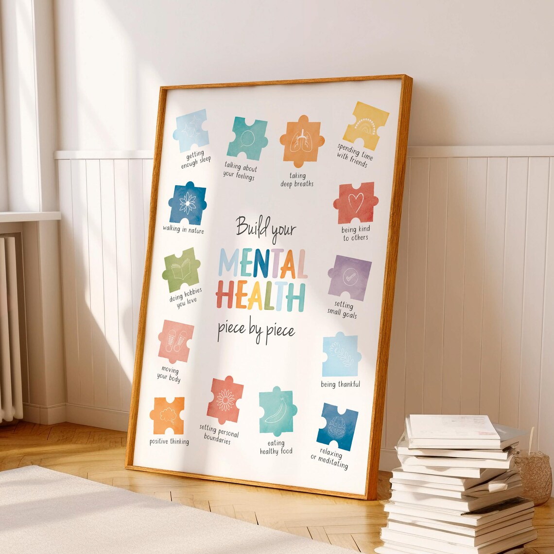 Mental Health Coping Skills Poster, Therapy Office Decor - Image 8