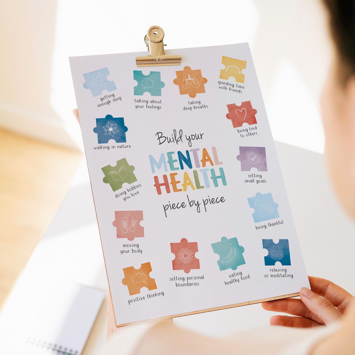 Mental Health Coping Skills Poster, Therapy Office Decor - Image 5