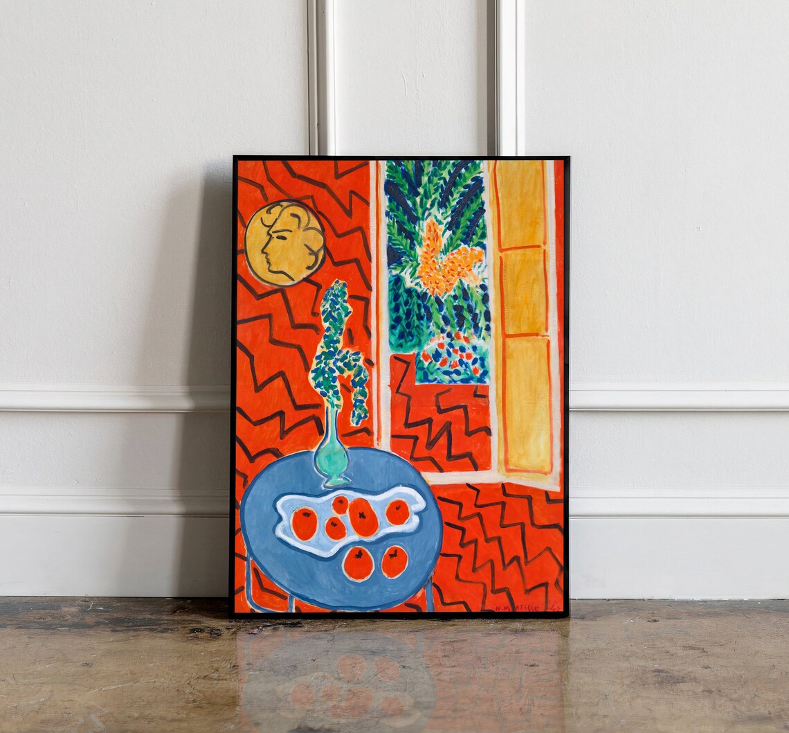 Henri Matisse Still Life on a Blue Table Art Print