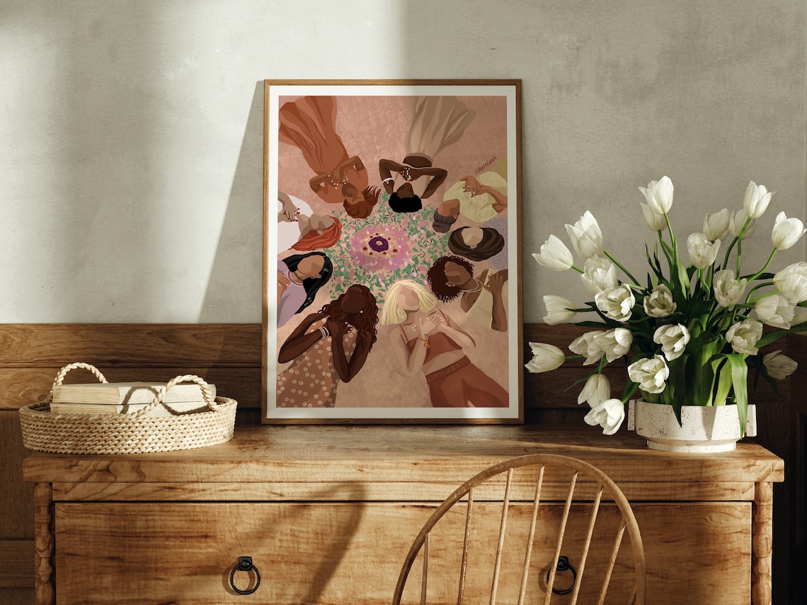 We Are One Fine Art Print, Unity Illustration - Image 2