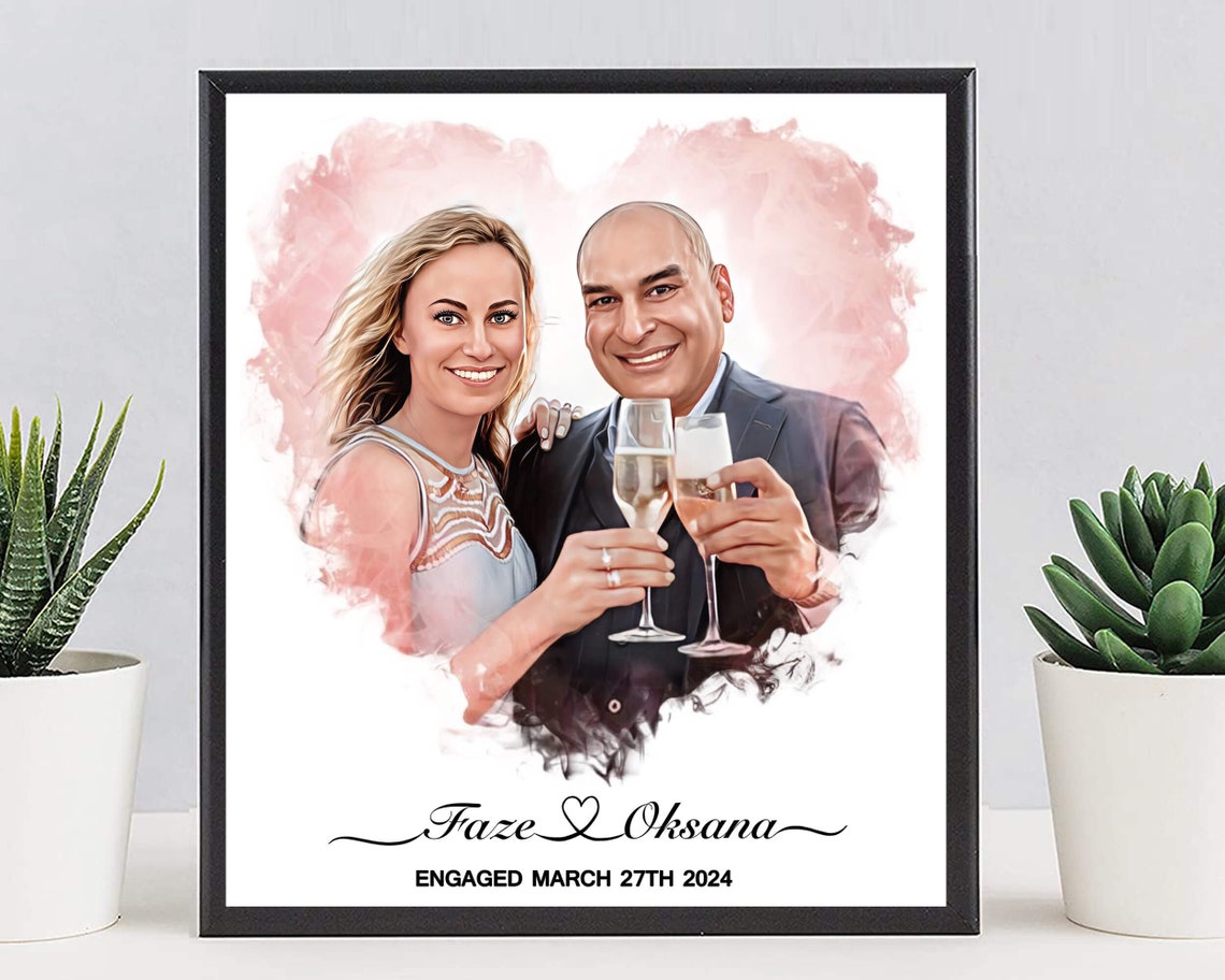 Mason and Vivian Engaged March 27th 2024 Ring Portrait Poster - Image 5