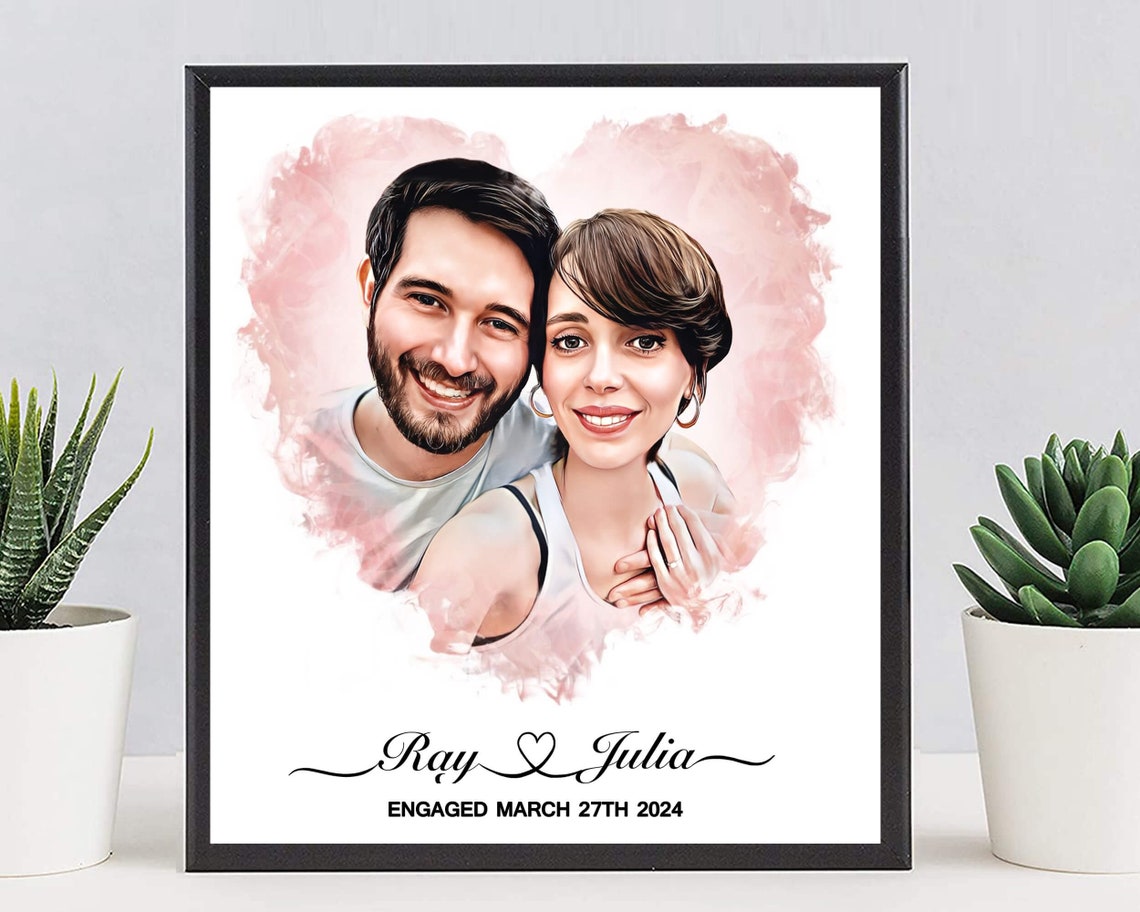Mason and Vivian Engaged March 27th 2024 Ring Portrait Poster - Image 2