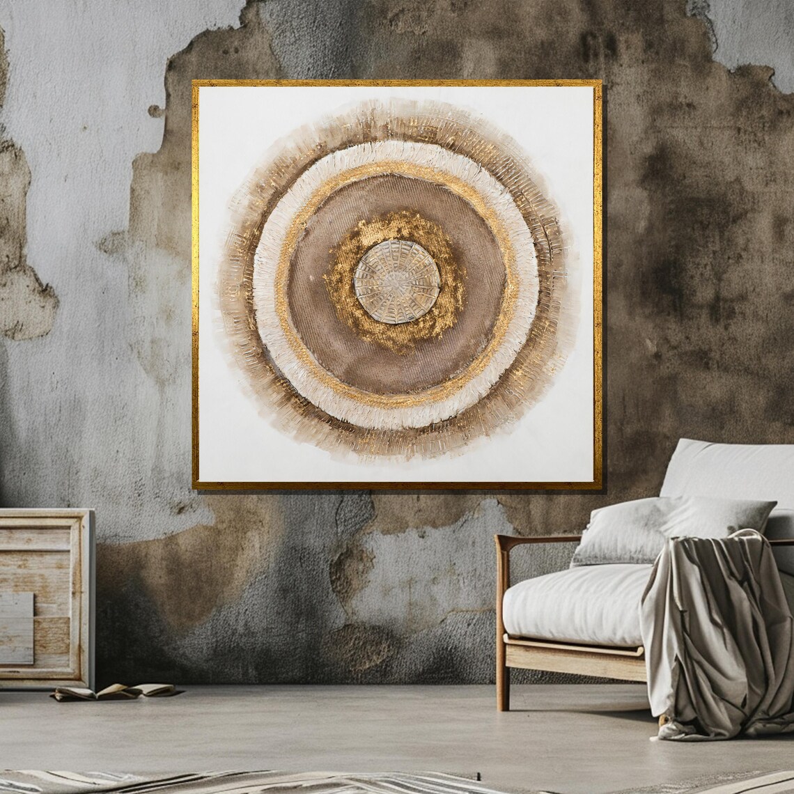 Textured Mandala - Contemporary Travel Poster - Image 4
