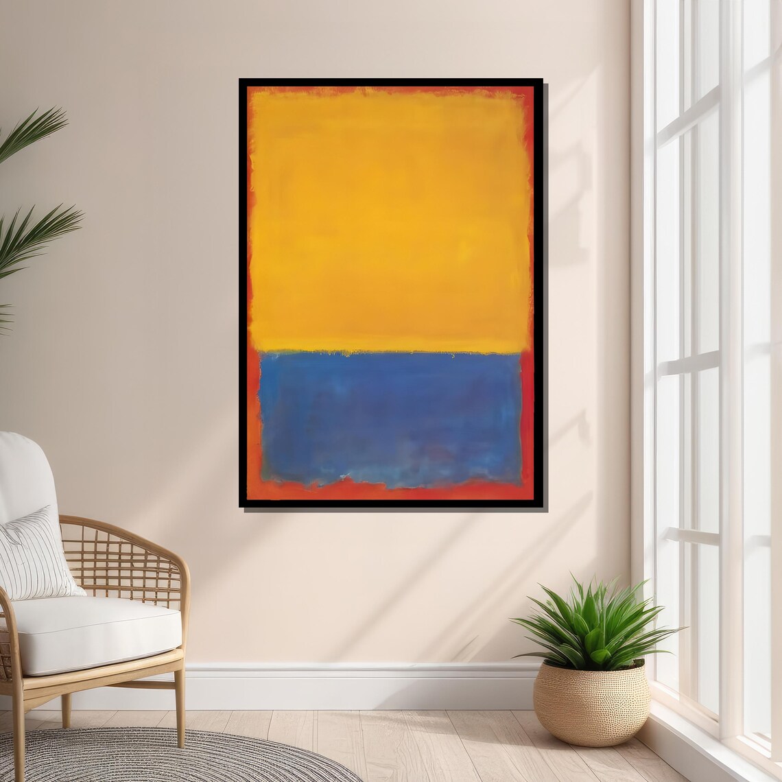 Rothko Inspired Abstract Color Field Art Print - Image 3