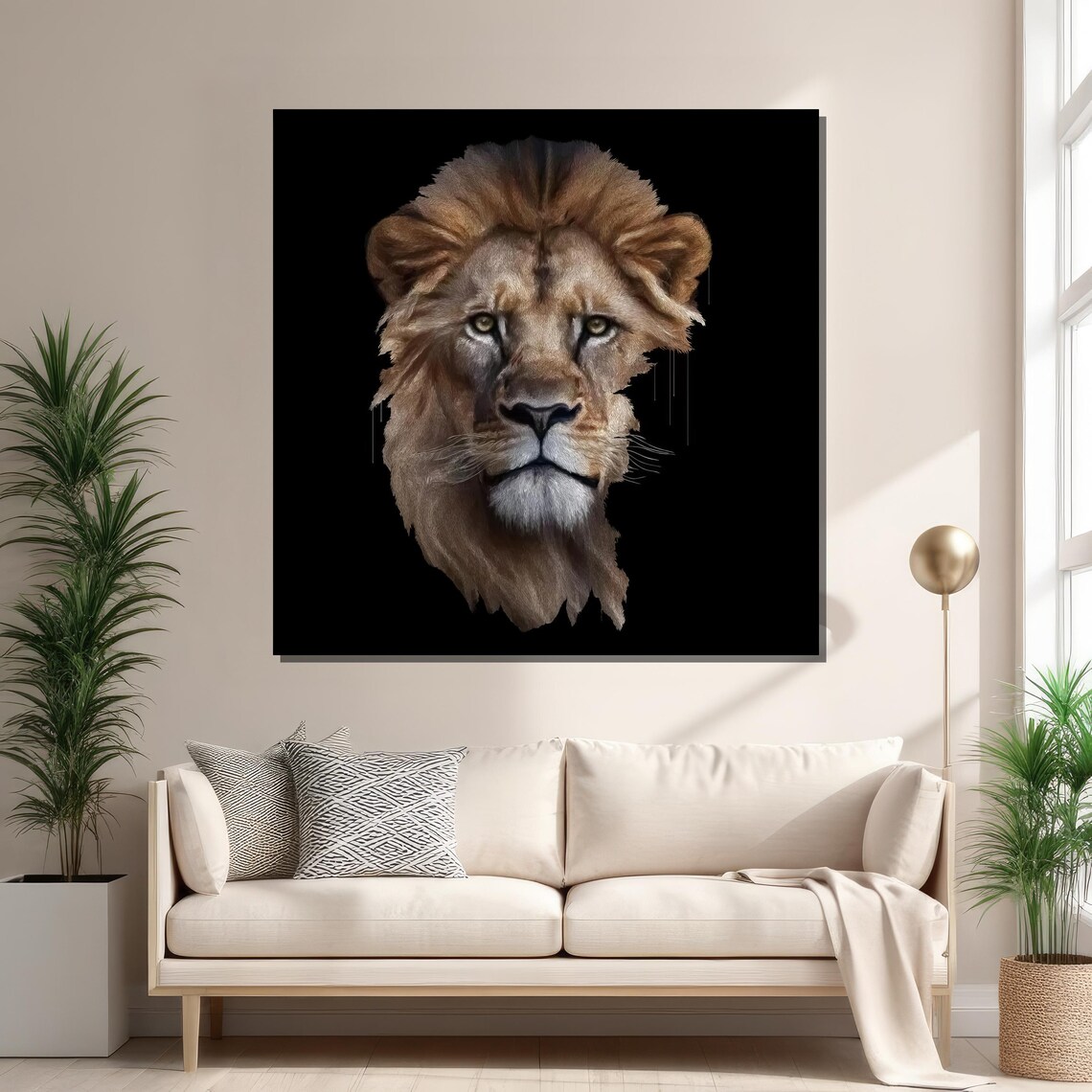 Majestic Lion by Van Hargen, Wildlife Art - Image 2