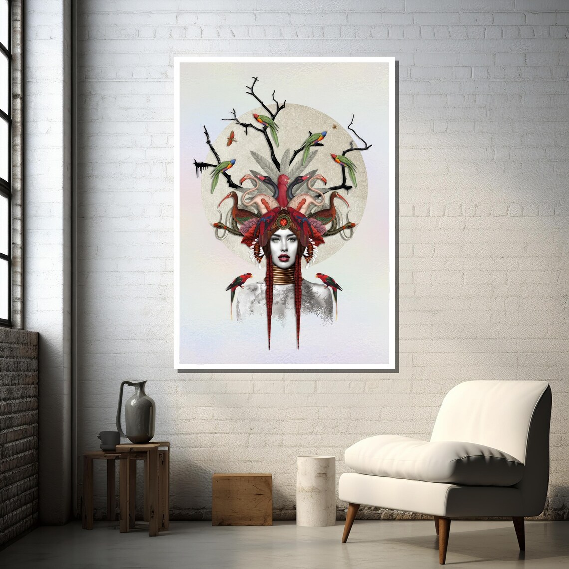 Keeper Of The Forest, Surreal Fantasy Portrait - Image 2