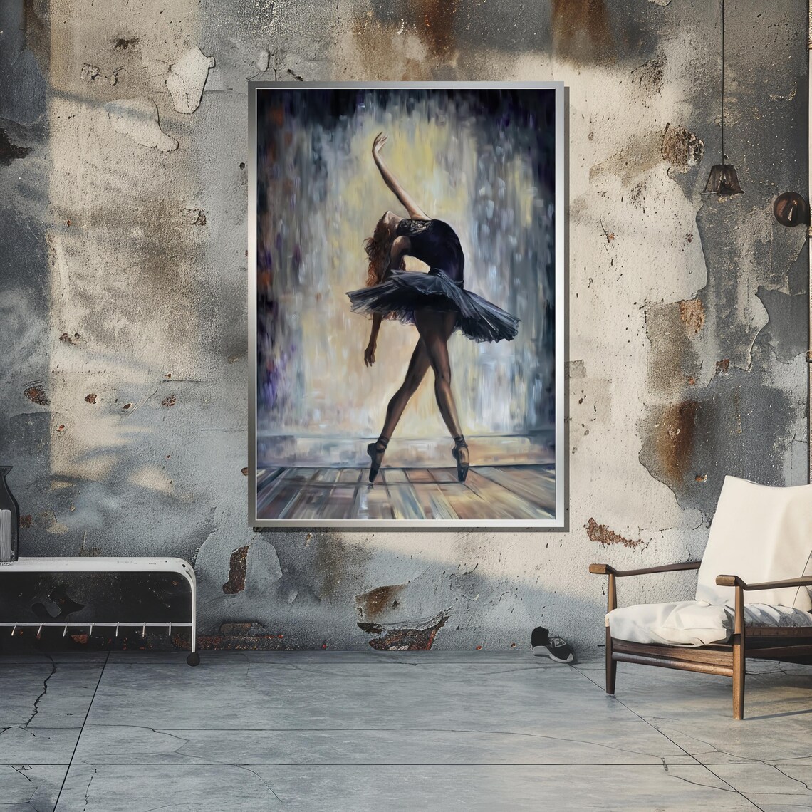 Elegant Ballerina Art Print, Graceful Ballet Dancer - Image 4
