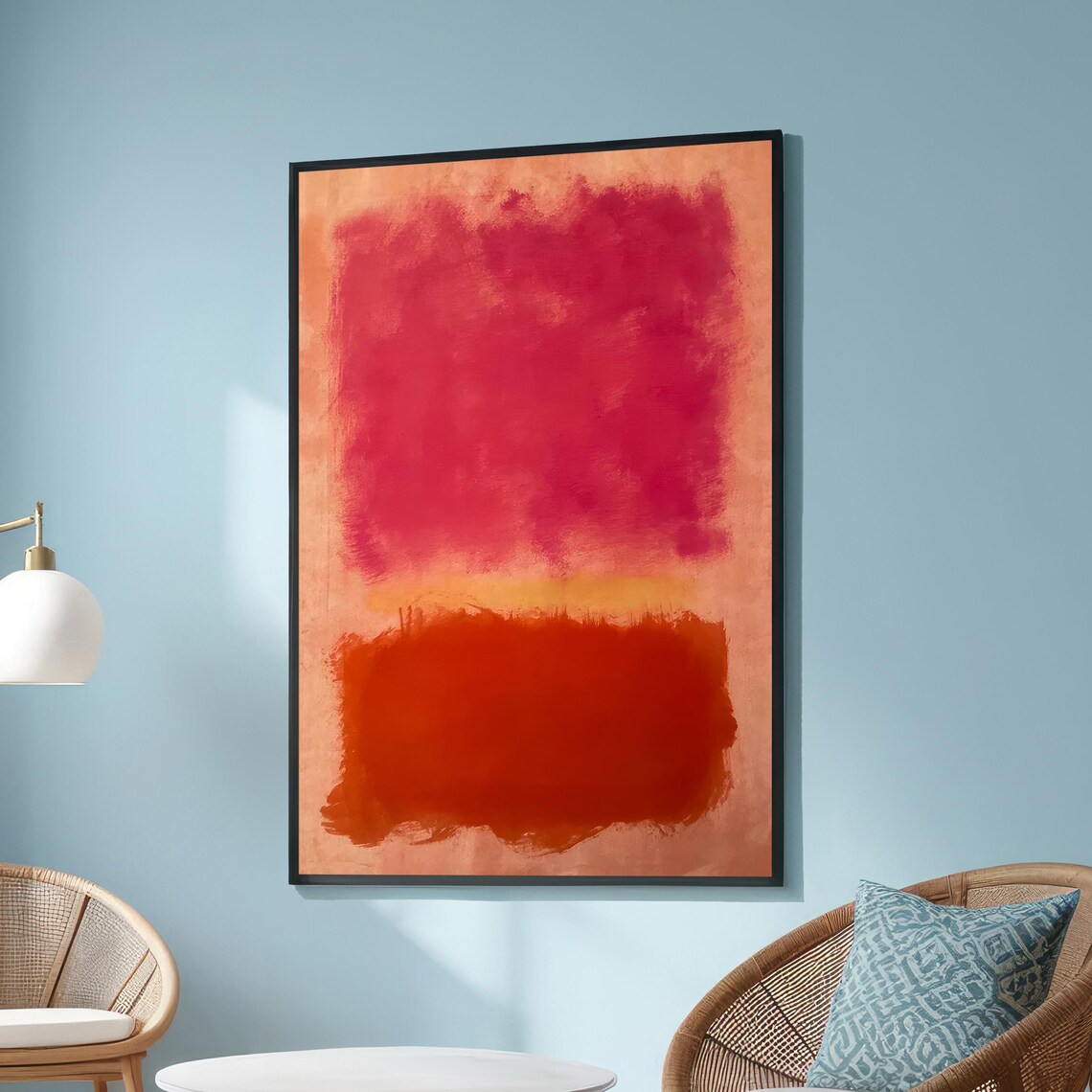 Mark Rothko Inspired Abstract Color Block Art Print