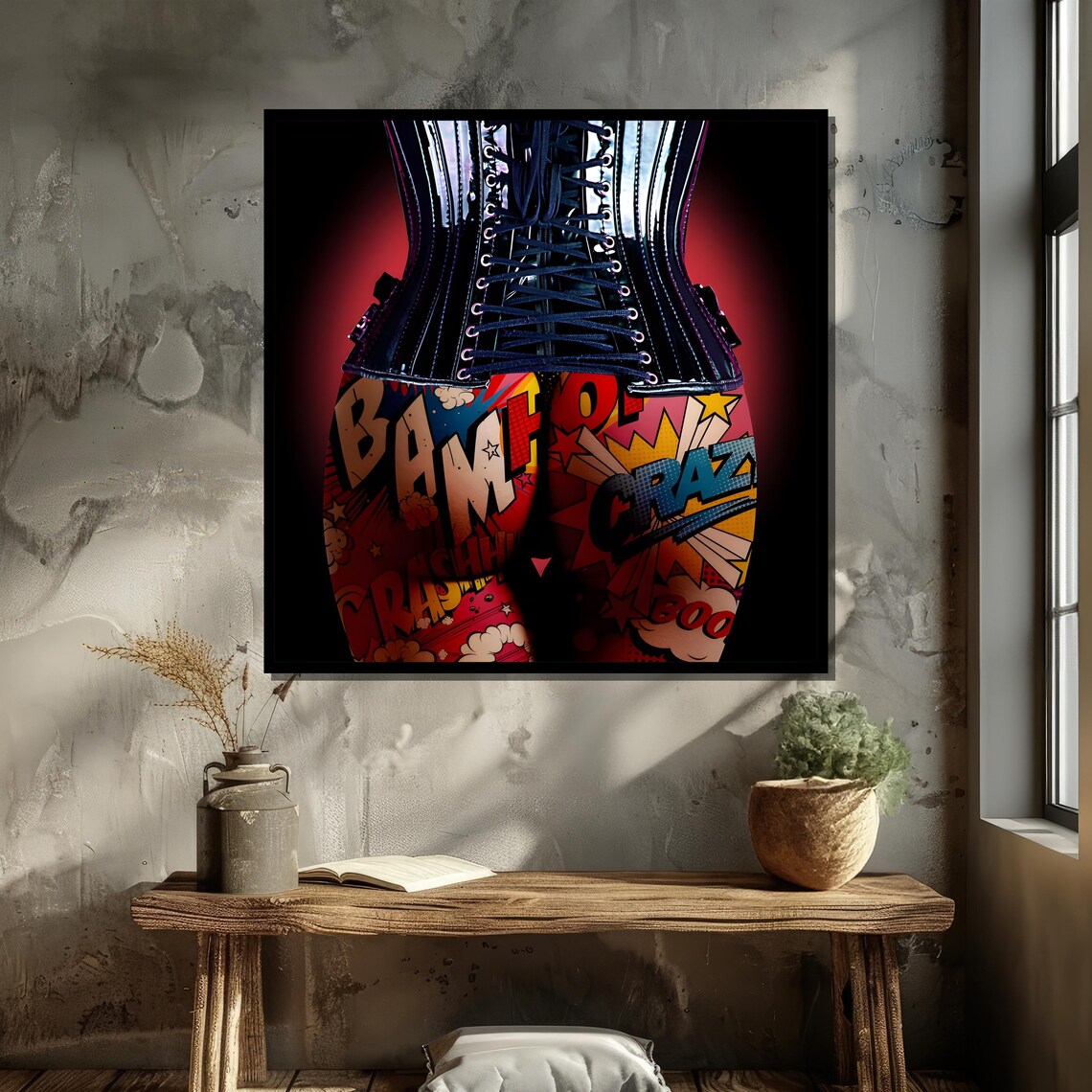 Bold Comic Book Fashion Pop Art, Fashion Lovers - Image 5