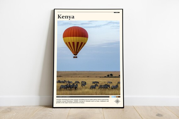 Kenya Print Kenya Wall Art Kenya Poster Kenya Photo Kenya Poster Print East Africa Wall Decor