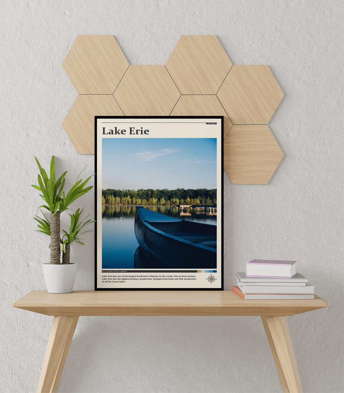 Travel Photography Lake Erie Print Lake Erie Wall Art Lake Erie Poster Lake Erie Photo Lake Erie Poster Print North America - Image 3