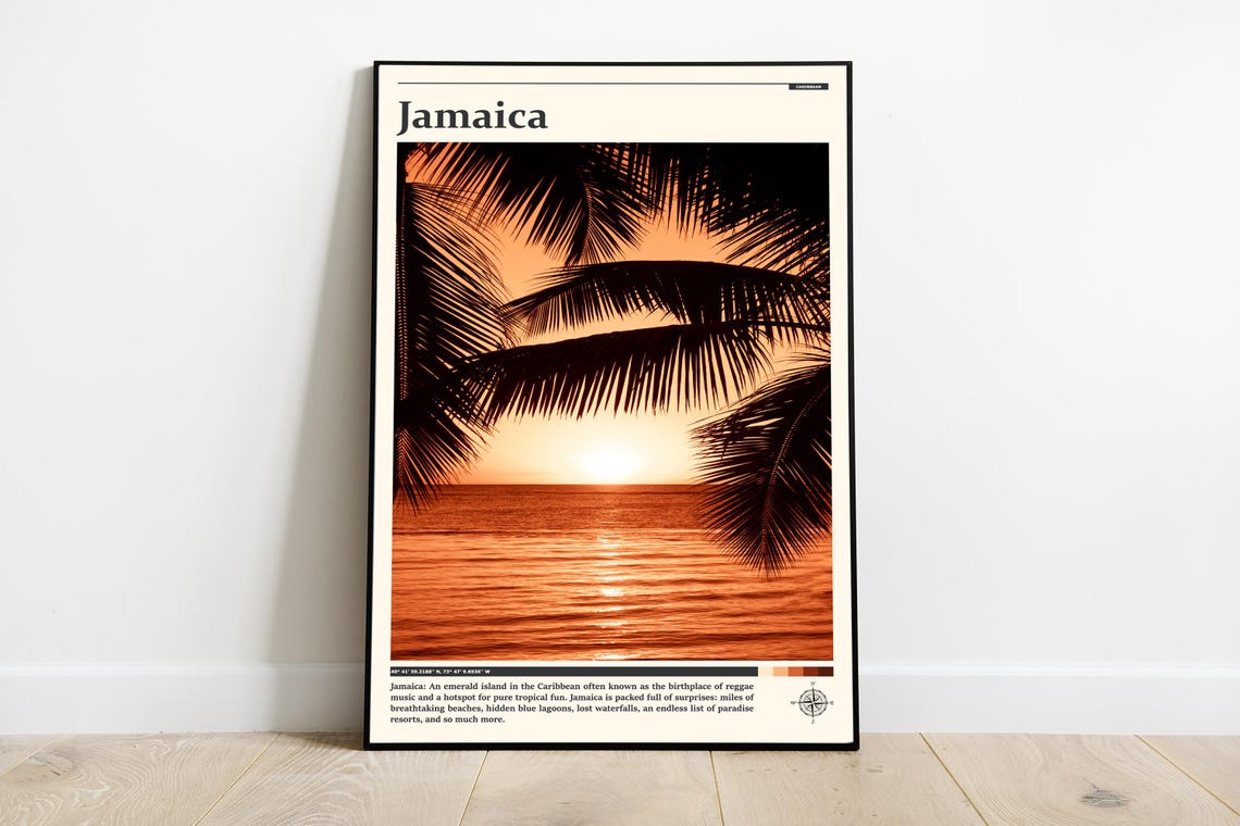 Travel Photography Jamaica Print Jamaica Wall Art Jamaica Poster Jamaica Photo Jamaica Poster Print Caribbean Jamaica Decor