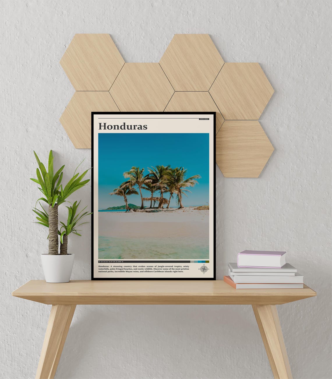Travel Photography Honduras Print Honduras Wall Art Honduras Poster Honduras Photo Honduras Poster Print Honduras Wall Decor - Image 3