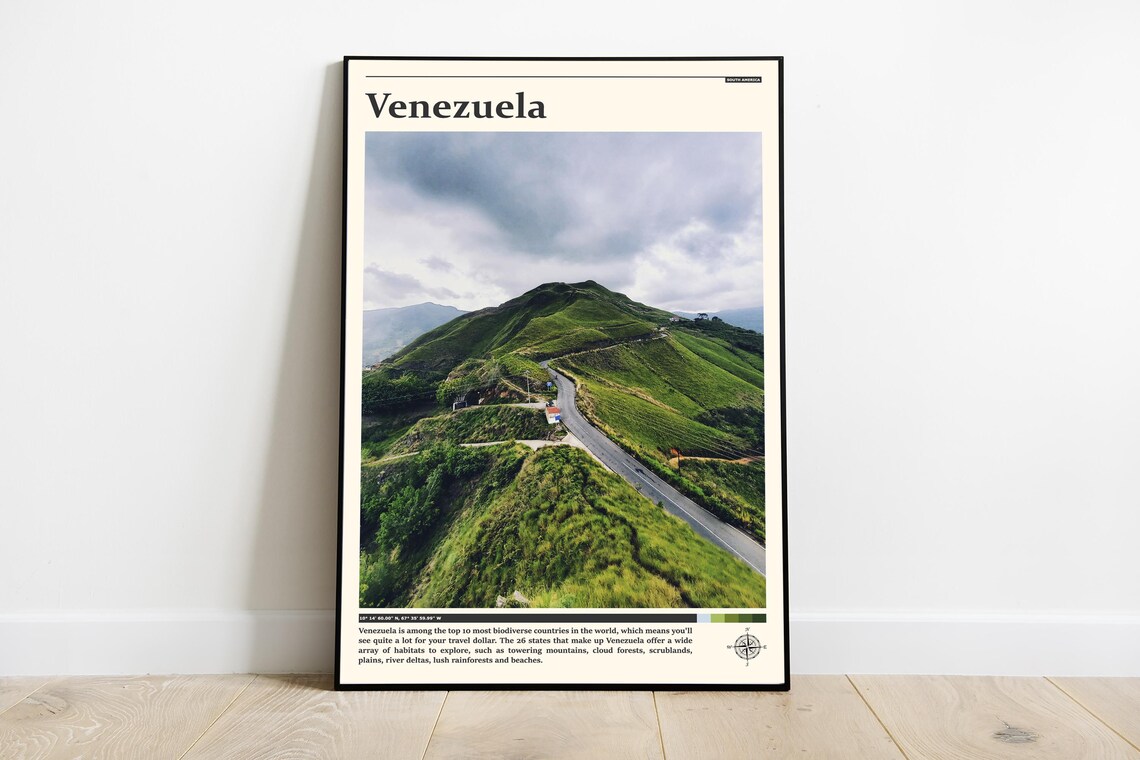 Travel Photography Venezuela Print Venezuela Wall Art Venezuela Poster Venezuela Photo Venezuela Poster Print Venezuela Decor