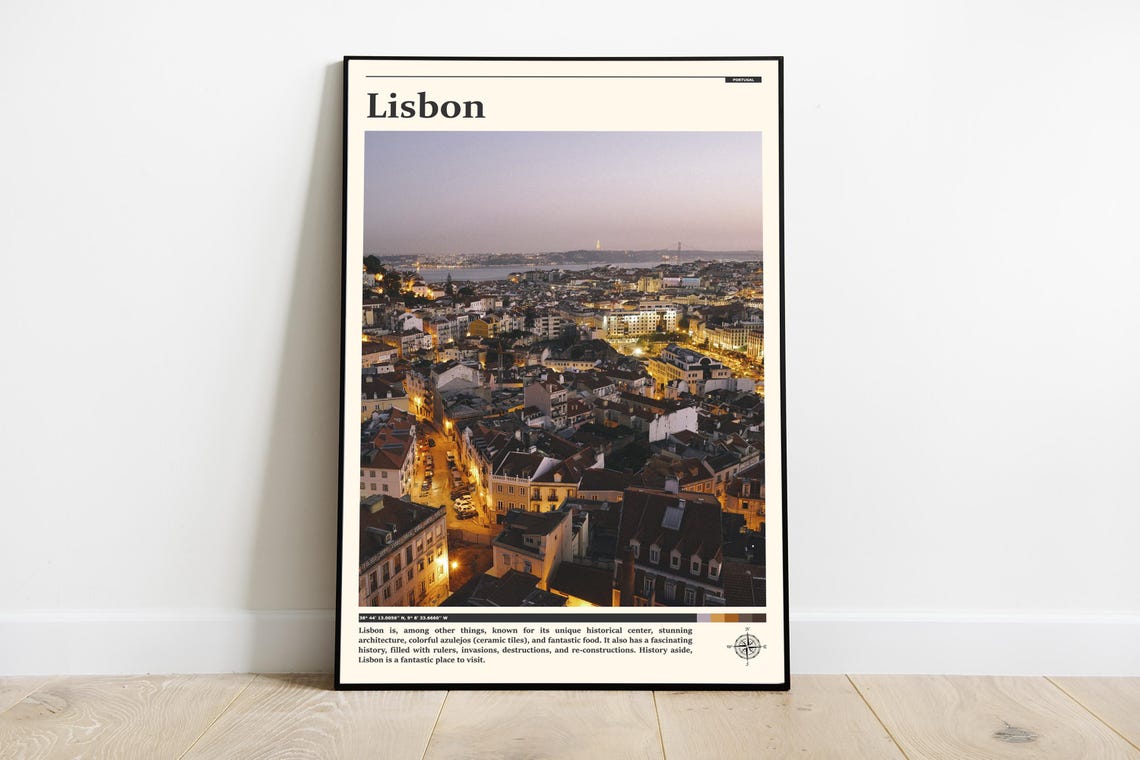 Travel Photography Lisbon Print Lisbon Wall Art Lisbon Poster Lisbon Photo Lisbon Poster Print Portugal Lisbon Wall Decor