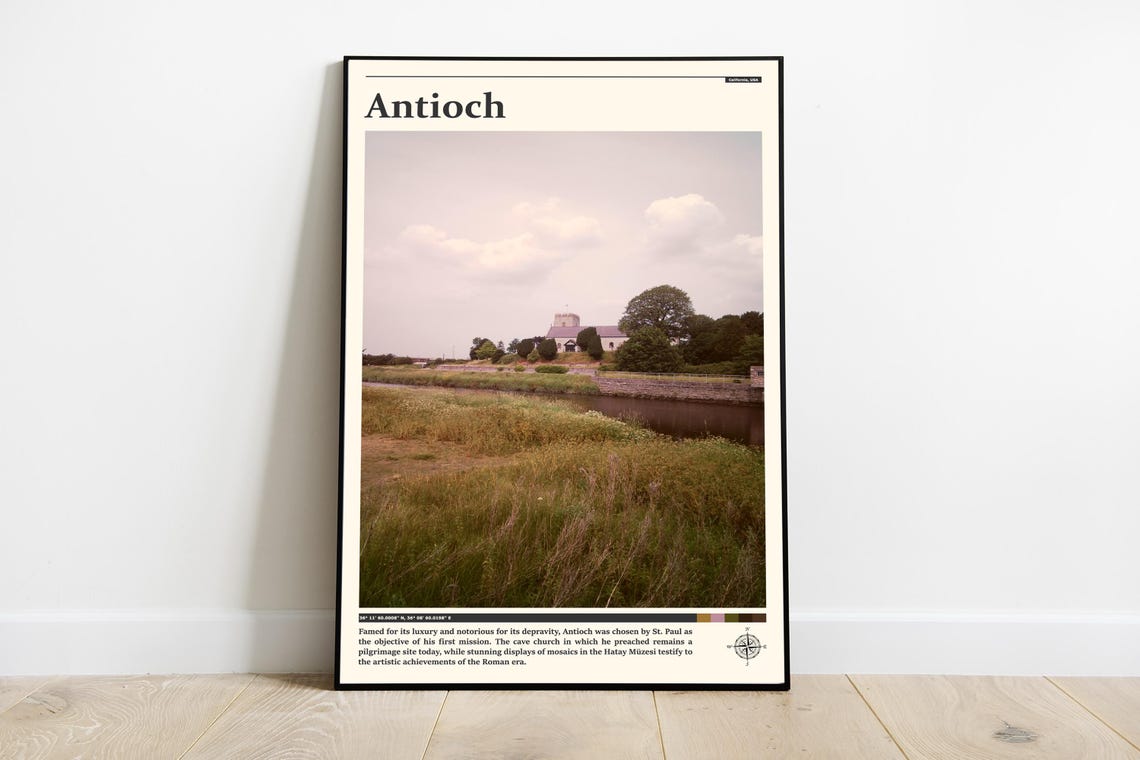 Travel Photography Antioch Print Antioch Wall Art Antioch Poster Antioch Photo Antioch Poster Print California Wall Art