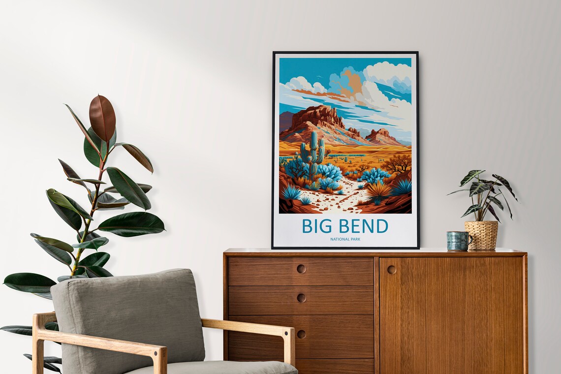 Big Bend National Park Travel Poster, Park Art - Image 2