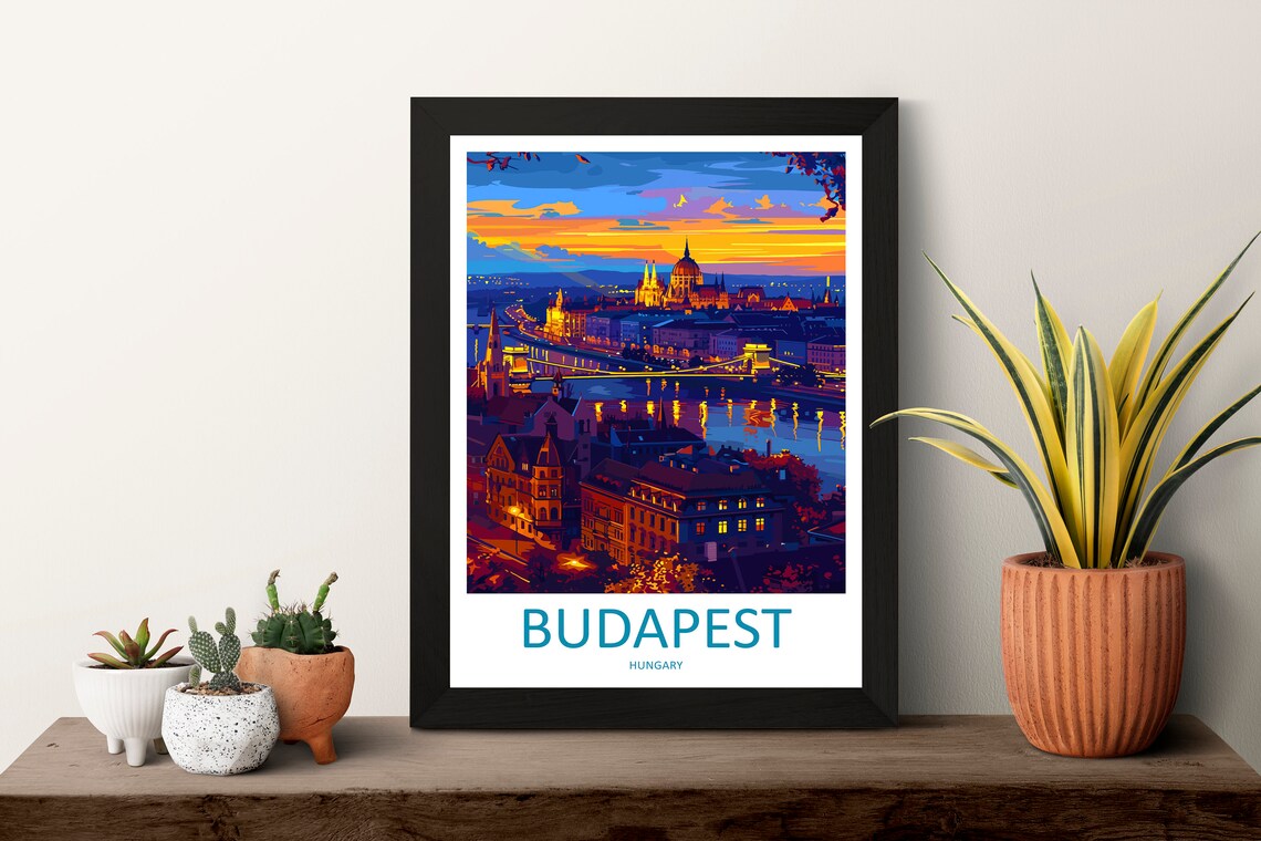 Budapest Home Decor Art Lovers Wall Art Print - Image 3