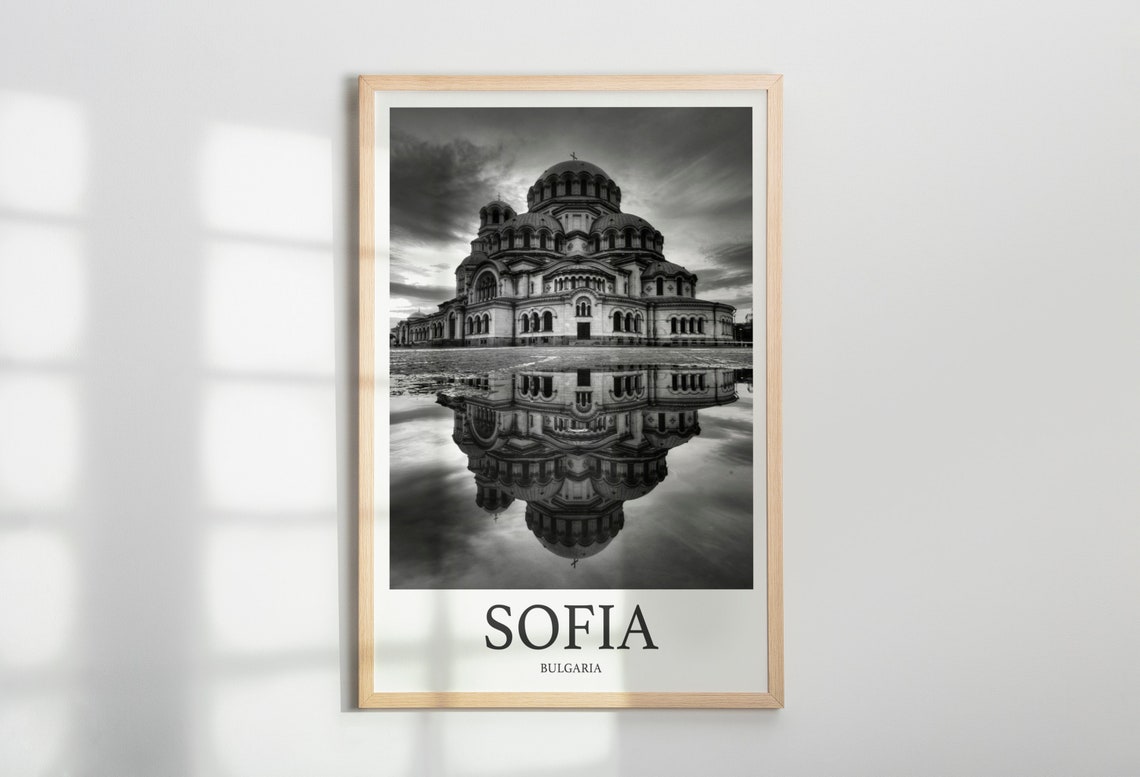 Sofia Photo Print Of Sofia Travel Photo Bulgaria Art Decor Photo Travel Art Gift For Travel Artwork Wall Art Framed Photo Travel Print