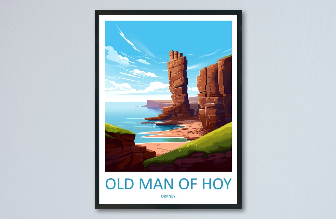Old Man Of Hoy Art Print, Scotland Landscape