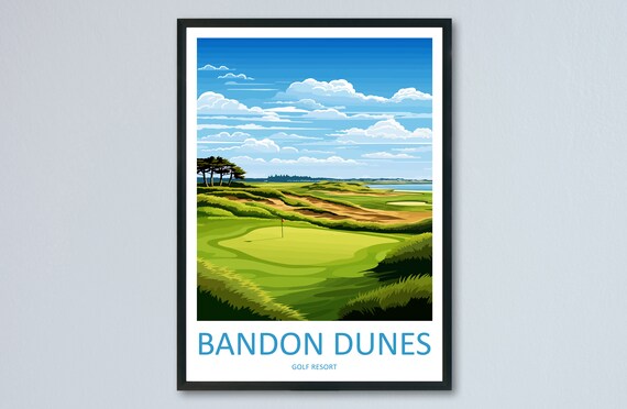 Bandon Dunes Golf Resort Travel Poster