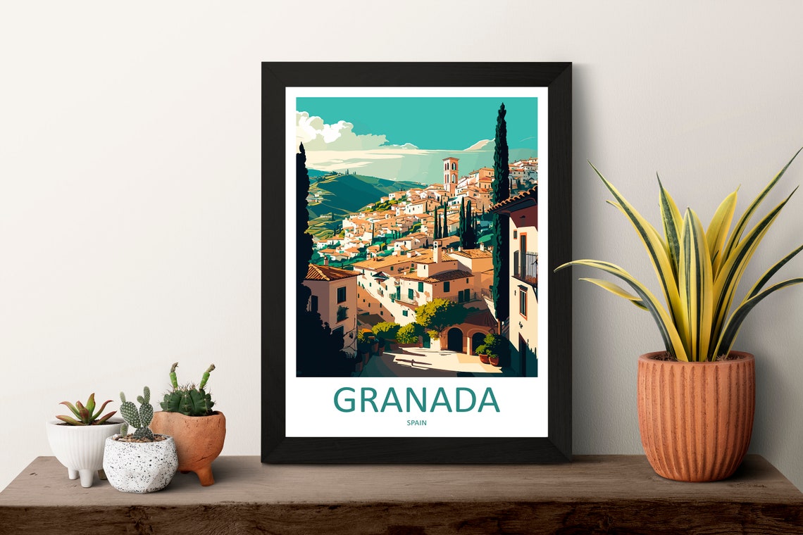 Granada Travel Poster, Spain Wall Decor - Image 3