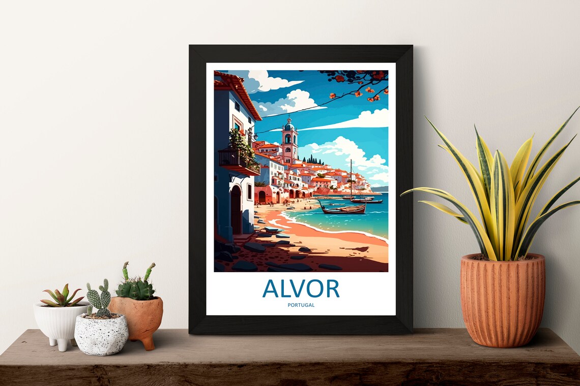 Alvor Travel Poster, Portugal Wall Decor - Image 3