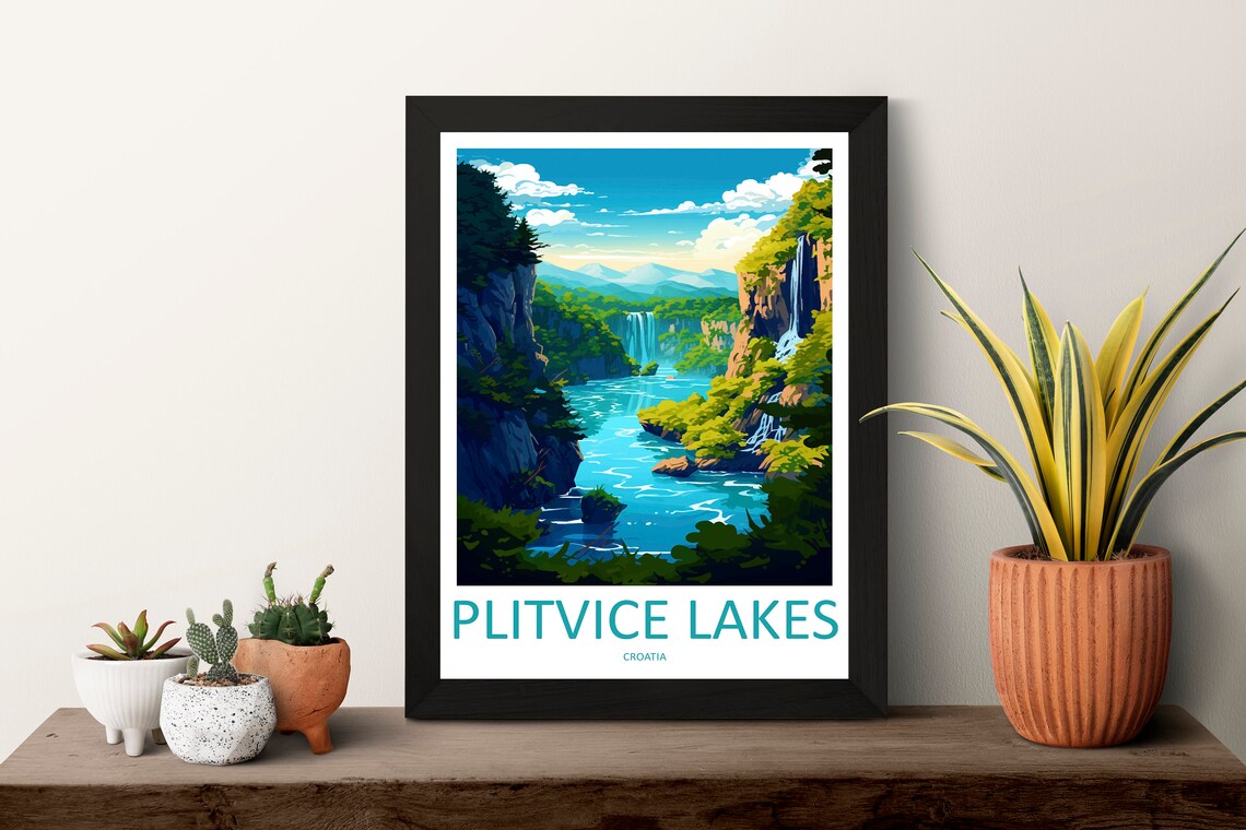 Plitvice Lake National Park Home Decor Poster - Image 3