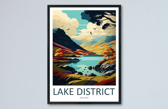 Lake District Home Decor Wall Art Print