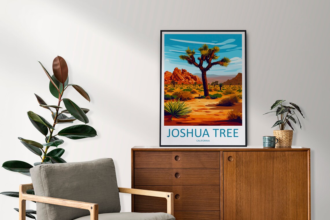 Joshua Tree National Park Travel Print Wall Art - Image 2